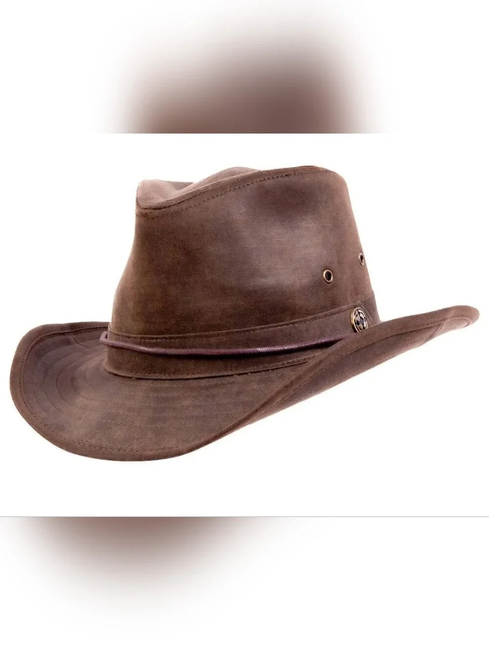 Irwin Brown Western Weathered Outback Hat by American Hat Makers Med 7-1/8